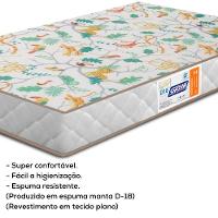 Colchao Infantil Para Berço 130x70 Cm Espuma D18 Branco Gazin Branco - 5