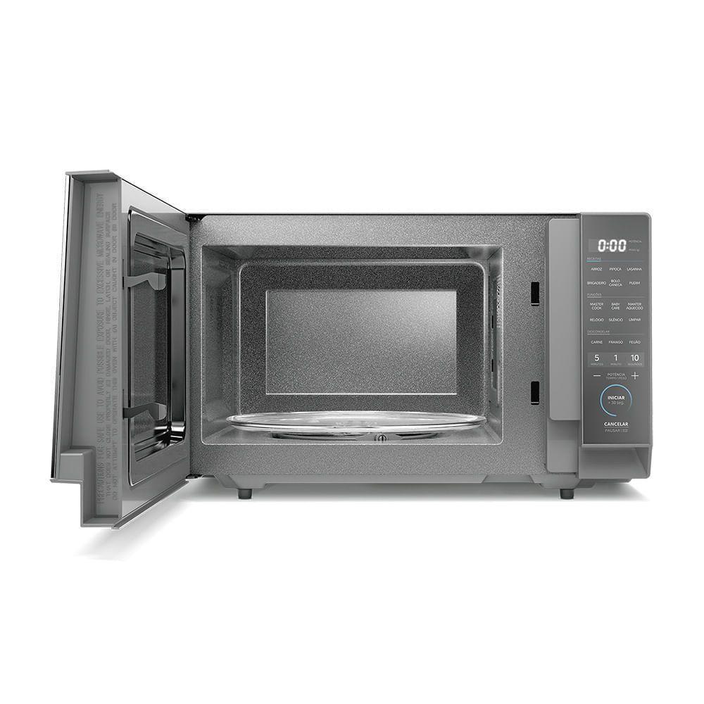 Micro-ondas 27L Prata Porta Espelhada Mastercook Midea MHP27S2 220V - 2