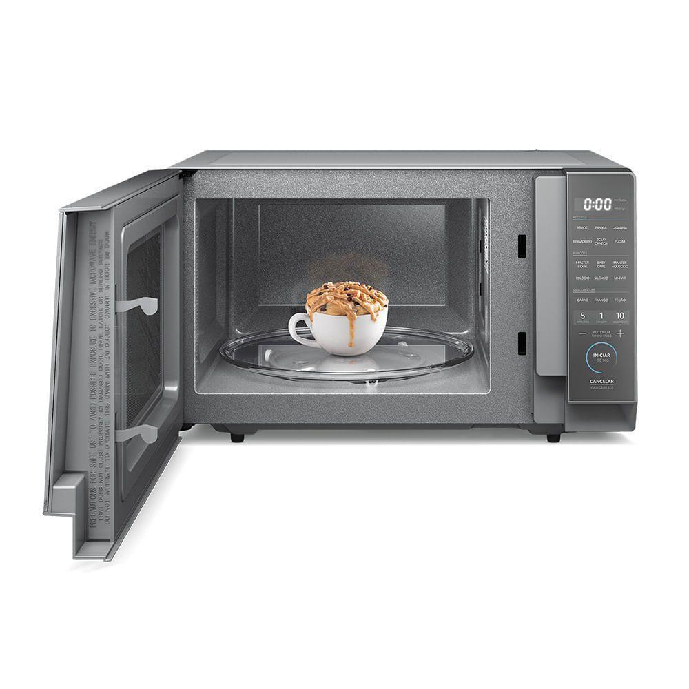 Micro-ondas 27L Prata Porta Espelhada Mastercook Midea MHP27S2 220V - 5
