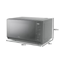 Micro-ondas 27L Prata Porta Espelhada Mastercook Midea MHP27S2 220V - 6