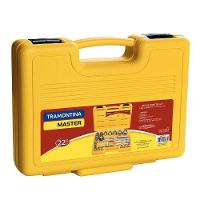 Jogo De Soquetes Estriados Master Aço Cromo Acabamento Cromado Maleta 22 Peças - Tramontina 43600022 - 2