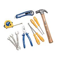 Kit Ferramentas Martelo Trena Alicate Estilete Chaves Fenda E Chaves Fixas 11pcs Tramontina 43409104 - 1