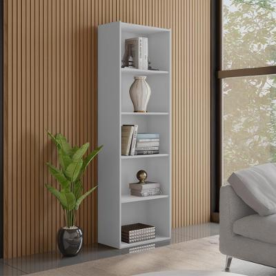 Estante Livreiro 4 Prateleiras 185x60 Cm Luiza Branco Reajl Moveis Branco