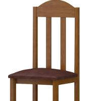 Kit Com 2 Cadeiras De Jantar Madeira Maciça Safira Mel Com Estofado Corano Marrom - 3