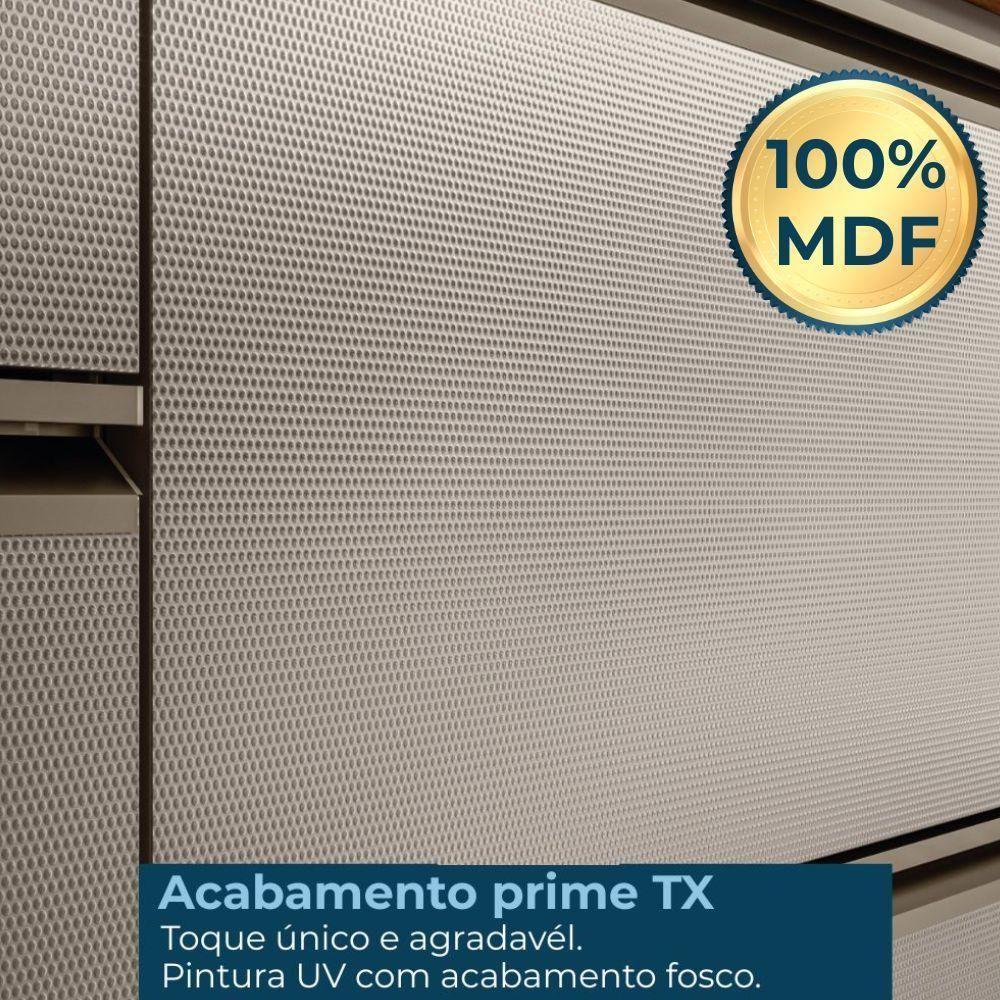 Torre Quente 2p 1g 219x70 Cm Mdf Proenca Nogueira Nude Prime Demartez Nogueira Nude Prime - 7