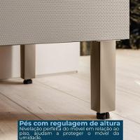 Torre Quente 2p 1g 219x70 Cm Mdf Proenca Nogueira Nude Prime Demartez Nogueira Nude Prime