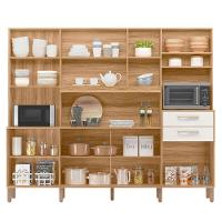 Cozinha Compacta Hortelã 8 Portas 2 Gavetas Cristal Nicioli Freijó/off White - 3