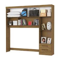 Guarda-roupa Modulado 4 Portas 2 Gavetas Carioca Móveis Cinamomo/off White - 5