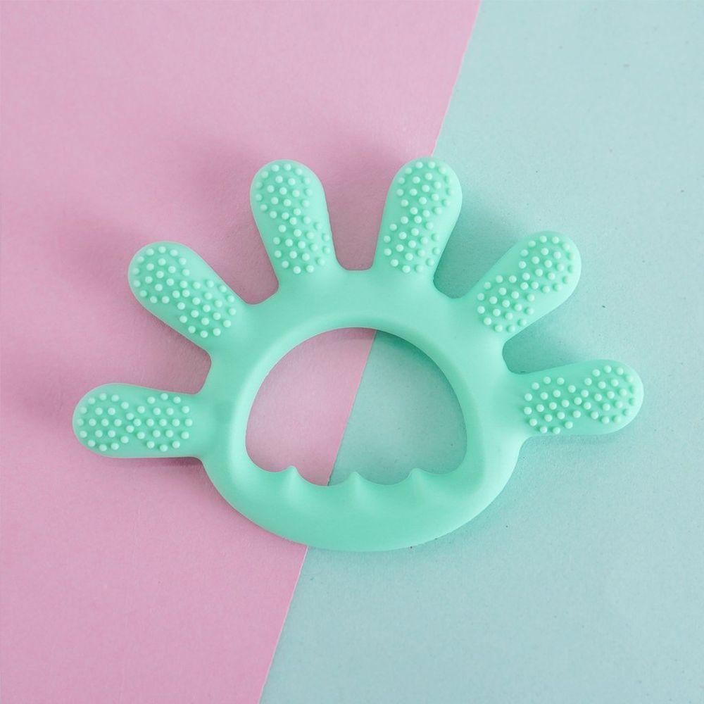 Mordedor Dedinhos Para Bebê De Silicone 12x1cm Verde - 5