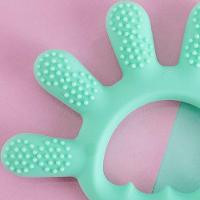 Mordedor Dedinhos Para Bebê De Silicone 12x1cm Verde