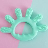 Mordedor Dedinhos Para Bebê De Silicone 12x1cm Verde - 6