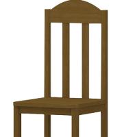 Kit Com 2 Cadeiras De Jantar Madeira Maciça Safira Imbuia Sem Estofado Imbuia S/estofado - 3