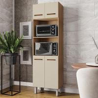 Paneleiro 4 Portas 197x60cm 9170 Savana Off White Mobbs Savana Off White - 3