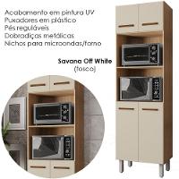 Paneleiro 4 Portas 197x60cm 9170 Savana Off White Mobbs Savana Off White - 5