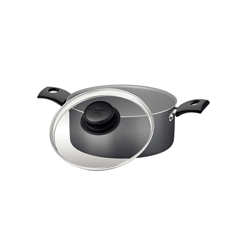 Fogão Industrial 2 Bocas Com Forno Bravo Amarelo Venâncio + 2 Caçarolas Tramontina Turim - 5