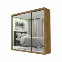 Guarda-roupa Casal Melissa 4 Gvts Super Glass Carioca Móveis Cinamomo - 1