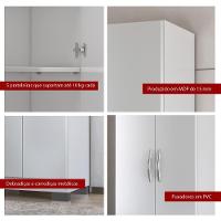 Guarda Roupa Ditália 2 Portas Dm-579 branco Branco - 7