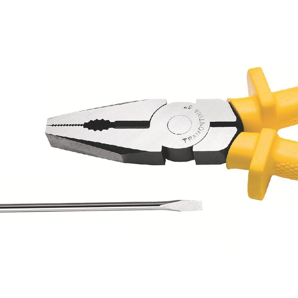 Kit Alicate 8 Universal Isolado 1000v Master E Chave Fenda 1/8x3 - Tramontina 43408048 - 3