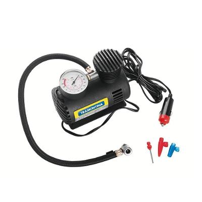 Compressor De Ar Portátil Para Carros Com Manômetro 300 Psi 50w 12v - Tramontina 42330001