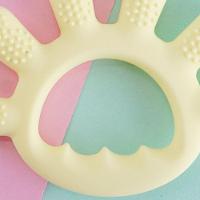 Mordedor Dedinhos Para Bebê De Silicone 12x1cm Amarelo - 2