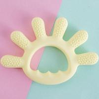 Mordedor Dedinhos Para Bebê De Silicone 12x1cm Amarelo - 5