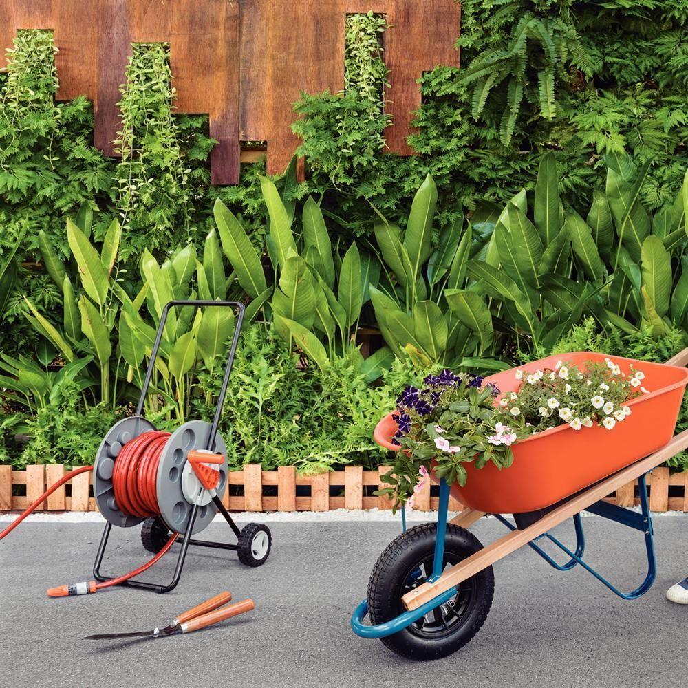 Enrolador De Mangueira Tramontina Com Rodinhas Até 55m Em Polipropileno - Tramontina 78595000 - 8