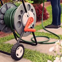 Enrolador De Mangueira Tramontina Com Rodinhas Até 55m Em Polipropileno - Tramontina 78595000 - 5