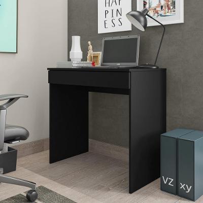 Mesa para Computador Retangular Alexia Moderno 1 Gaveta MDP 80 cm Preto