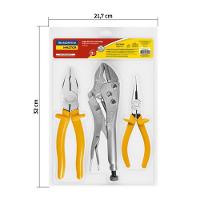 Kit Ferramentas Master Alicate Pressão 10, Alicate Univ. 8, Alicate Bico 6 - Tramontina 43409110 - 2