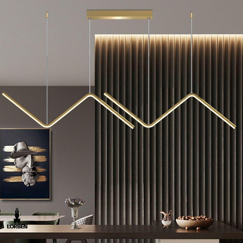 Luminária Led Lustre Pendente Teto Moderno Sala Cozinha Com Controle Remoto Gt6116 - 5