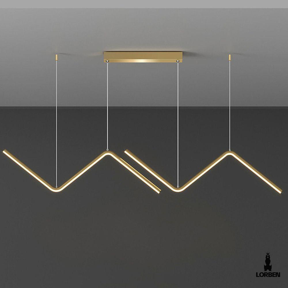 Luminária Led Lustre Pendente Teto Moderno Sala Cozinha Com Controle Remoto Gt6116 - 6