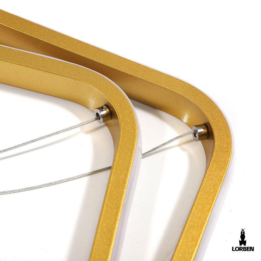 Luminária Led Lustre Pendente Teto Moderno Sala Cozinha Com Controle Remoto Gt6116 - 9