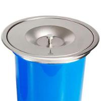 Lixeira De Embutir Lorben Pia Bancada Cozinha 3 Litros Com Tampa Aço Inox Gt6038 - 7