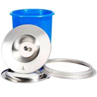 Lixeira De Embutir Lorben Pia Bancada Cozinha 3 Litros Com Tampa Aço Inox Gt6038 - 10