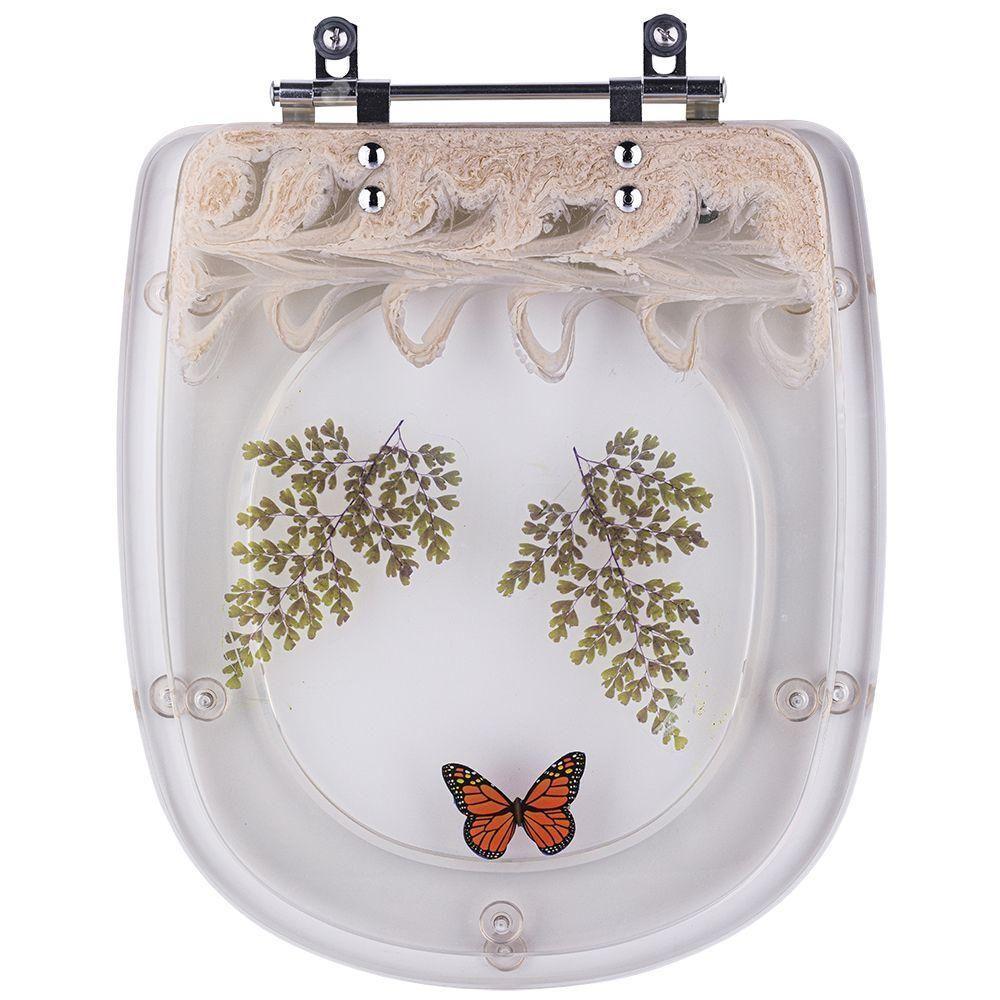 Tampa de Vaso Acrílico Etna Bege Claro para Icasa 6lpf - 1