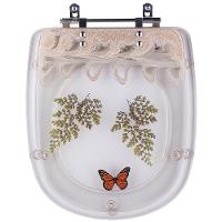 Tampa de Vaso Acrílico Etna Bege Claro para Icasa 6lpf - 1