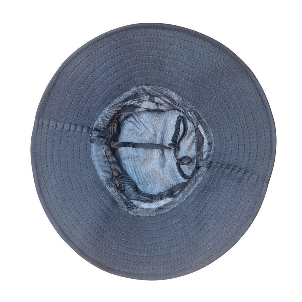 Chapéu Dk Pescador Australiano Canavieiro Respirável Camping Preto - 4