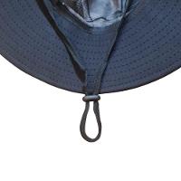 Chapéu Dk Pescador Australiano Canavieiro Respirável Camping Preto - 5