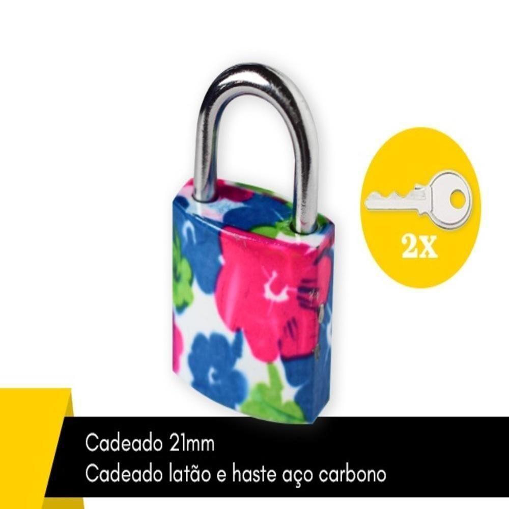 Cadeado De Bagagem, Mala, Armario Com 2 Chaves Bom Para Academia Para Segurança De Bolsas - 4