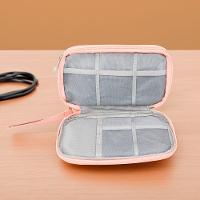 Bolsa Organizadora Cabos Fios Eletrônicos Estojo Case Bag Rosa - 3