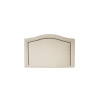 Cabeceira Solteiro Curva Luxo 90x60 Courino Off White - Tachasfumê - 1