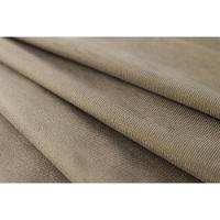 Cabeceira Queen Curva Luxo 160x60 Suede Bege - Tachas Fumê