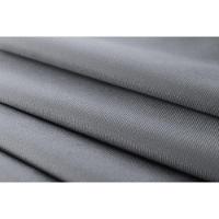 Cabeceira Casal Curva Luxo 140x60 Suede Cinza - Tachas Fumê