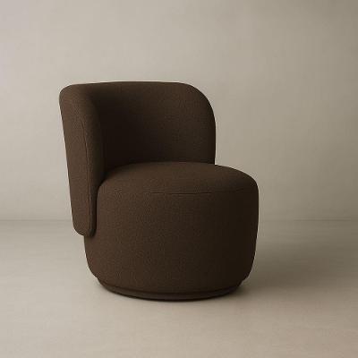 Poltrona Orgânica Biet Bouclé Premium Marrom