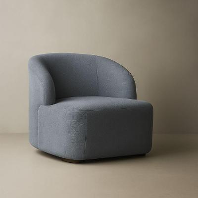 Poltrona Orgânica Aloh Bouclé Premium Cinza