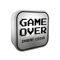 Luminária Game Over: Iluminação Estilosa Para Ambientes Gamer E Aléms - 1