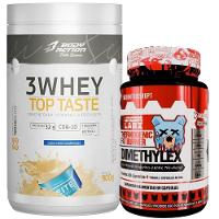 Kit Termogênico Dimethylex + Whey Protein 3w Body Action Sabor Leite Condensado - 1