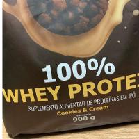 Whey Protein Concentrado 100% Reall Nutrition 900g Proteina Sabor Cookies Cream - 2