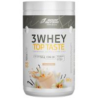 Combo 3 3whey Top Taste 900g Concentrado Isolado Hidrolisada Sabor Baunilha