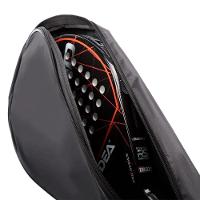 Capa Raqueteira 2 Raquetes Tenis De Quadra Bolsa Profissional Ajustavel Tenista Alça Ombro Ziper Mochila Tennis Badminto - 6